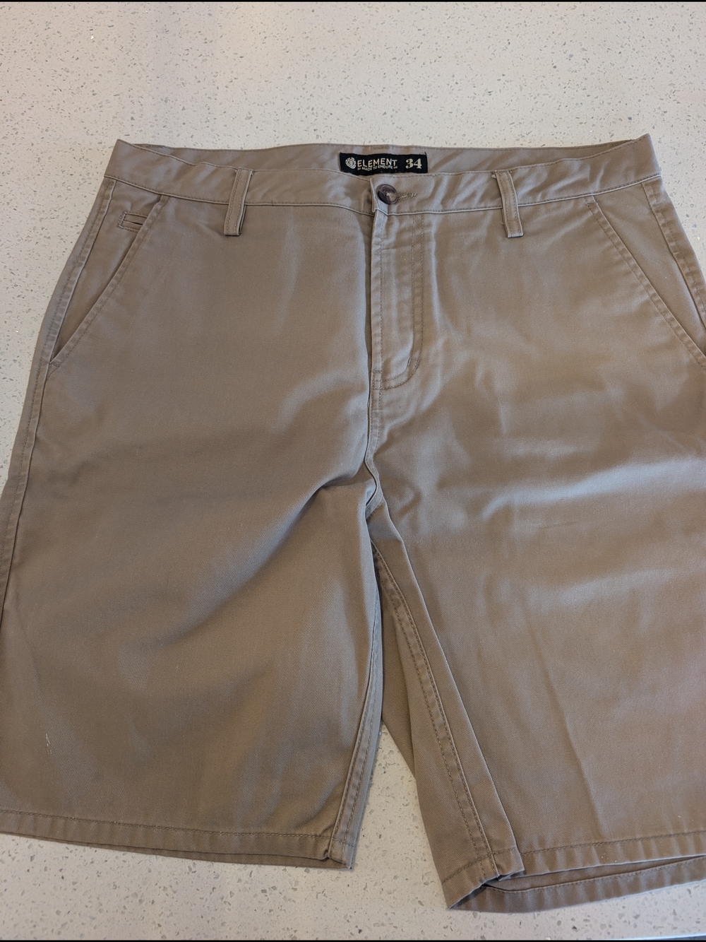 Element Taupe/Beige Casual Shorts